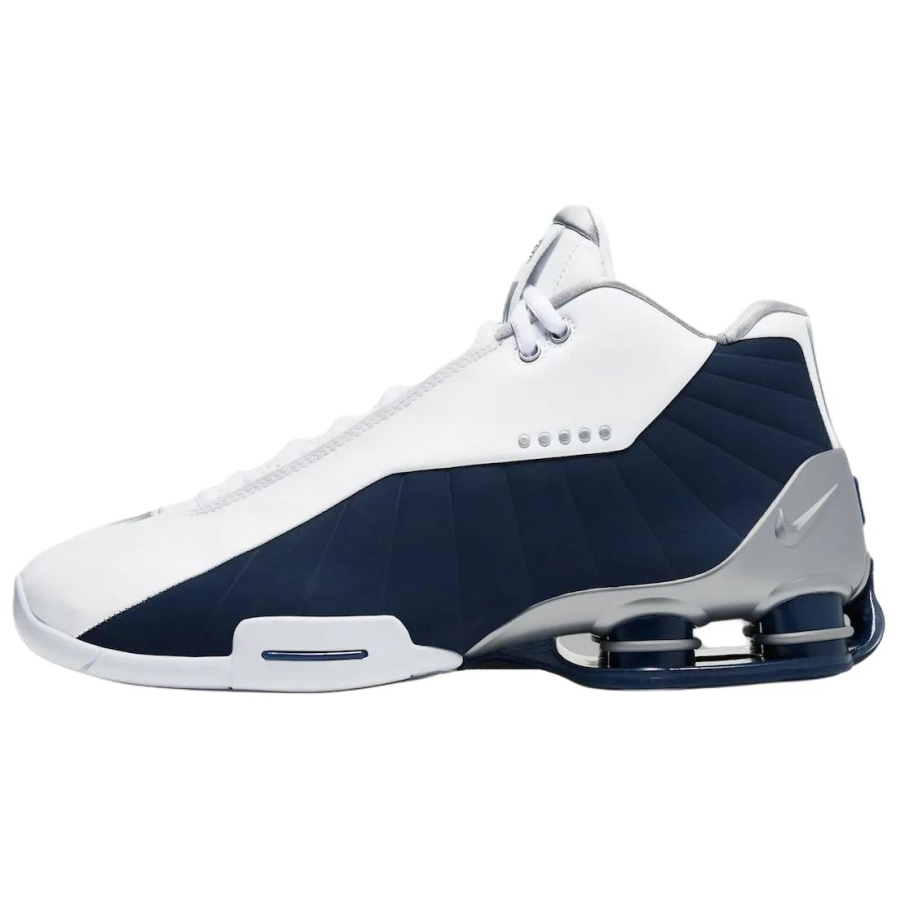 Nike Nike Shox BB4 Series Basketball Shoes Unisex White Blue Silver