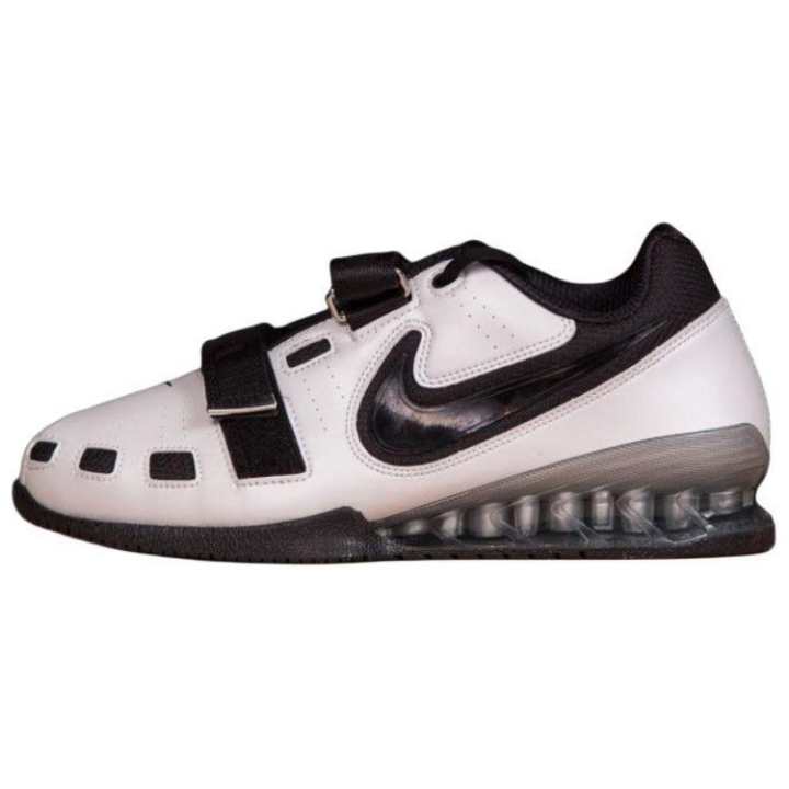 Nike Nike Romaleos 2 Slip Resistant Abrasion Resistant Low top Training Shoes Men's White Black