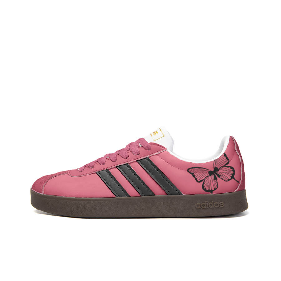Adidas Neo VL Court 2.0 Slip Resistant Abrasion Resistant Low top Skateboard Shoes Unisex Red