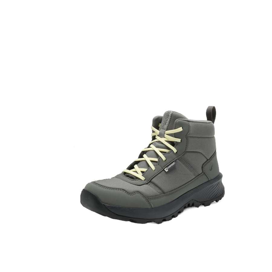 DECATHLON NH100 Comfortable Cushioning Waterproof Cushioning Waterproof Mid top Hiking Shoes Women's Khaki Gray