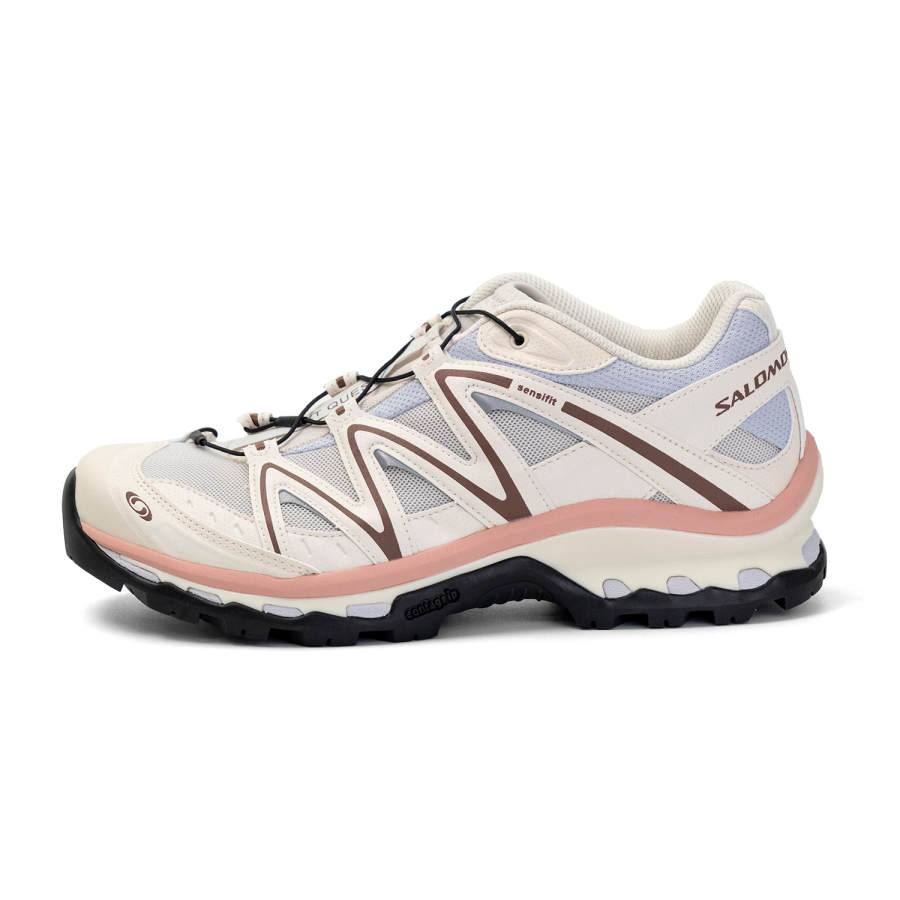 SALOMON XT Quest Trendy Low top Outdoor Functional Shoes, Hiking Shoes Unisex White Champagne