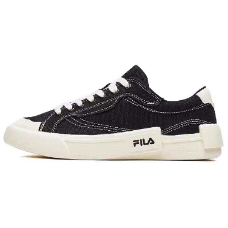 FILA FUSION POP Low top Canvas Shoes Women's Black White