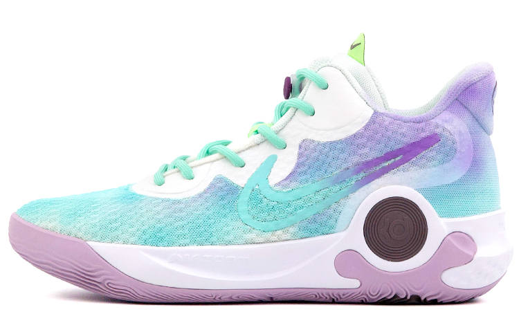 Nike Nike KD Trey 5 IX Mid top Vintage Basketball Shoes Unisex Green Purple