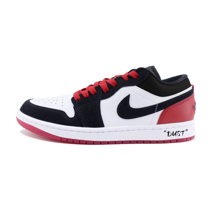 Jordan Jordan Air Jordan 1 'White Black Gym Red' Slip Resistant Abrasion Resistant Slip Resistant Abrasion Resistant Low top