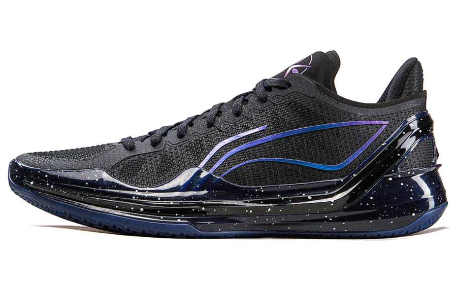 Li-Ning Li Ning Liren 4 V2 Cushioning Slip Resistant Lightweight Rebound Low top Basketball Shoes Men's Black