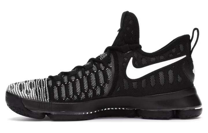 Nike Nike KD 9 Cushioning Balance Cushioning Balance Low top Performance Basketball Shoes Men's Black White