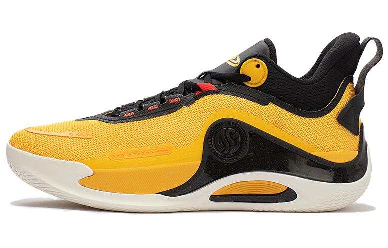 361° AG Slip Resistant, Abrasion Resistant, Breathable Low top Basketball Shoes Men's Yellow Black