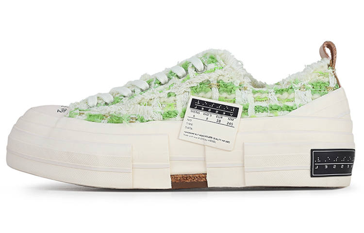 XVESSEL VESSEL Low top Canvas Shoes Unisex Green