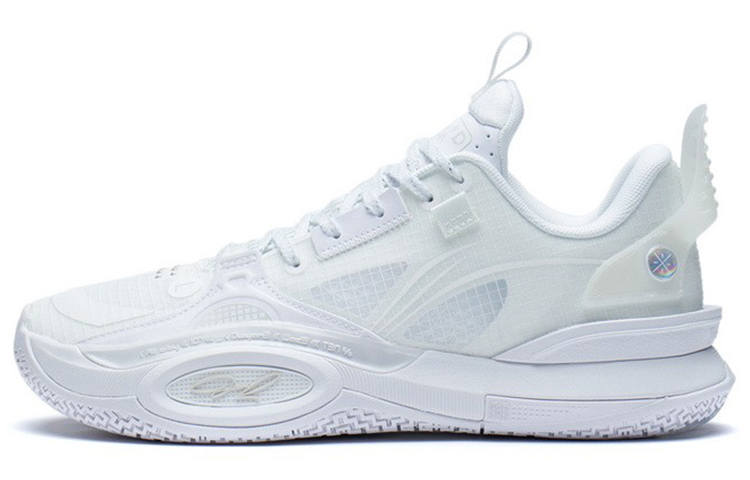 Li-Ning Li Ning All City 10 Basketball Shoes Men's Low Top Standard White/Antarctic Gray