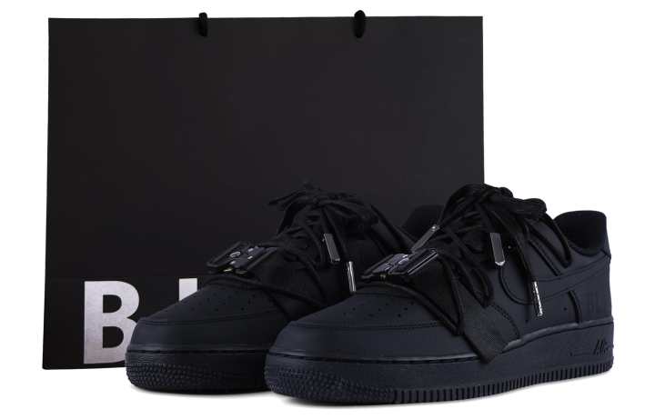 Nike Nike Air Force 1 Low top Skateboard Shoes Unisex Pure Black