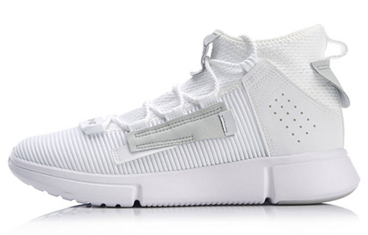 Li-Ning Li Ning Essence 2 Breathable Mid top Vintage Basketball Shoes Men's White