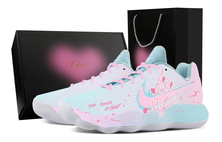 Nike Nike Hyperdunk 2017 Song Of Love, Heart Box Cushioning Coverage Support Low top Basketball Shoes Men's