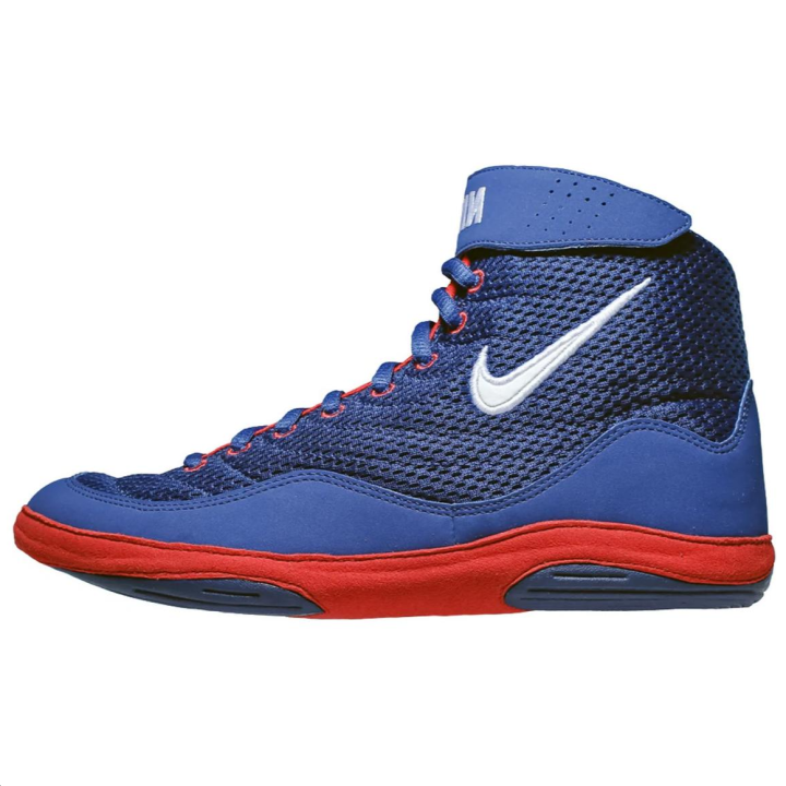 Nike Nike Inflict Slip Resistant, Abrasion Resistant, Lightweight High top Training Shoes Men's Blue