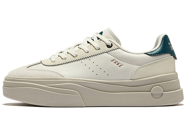 Erke Searing Sun Slip Resistant Abrasion Resistant Low top Skateboard Shoes Women's Wild Gray Pumice Gray