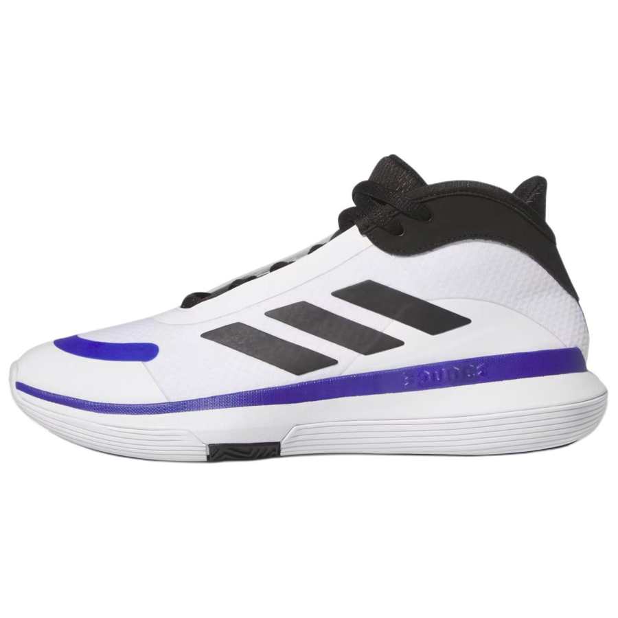 Adidas Adidas Bounce Legends Slip Resistant Abrasion Resistant Mid top Basketball Shoes Men's White Blue