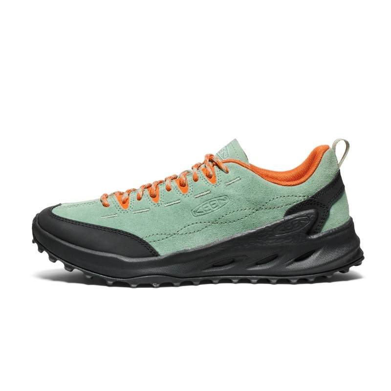 Keen Jasper Zionic Comfortable Slip Resistant Abrasion Resistant Low top Mountaineering Shoes Women's Green Yellow