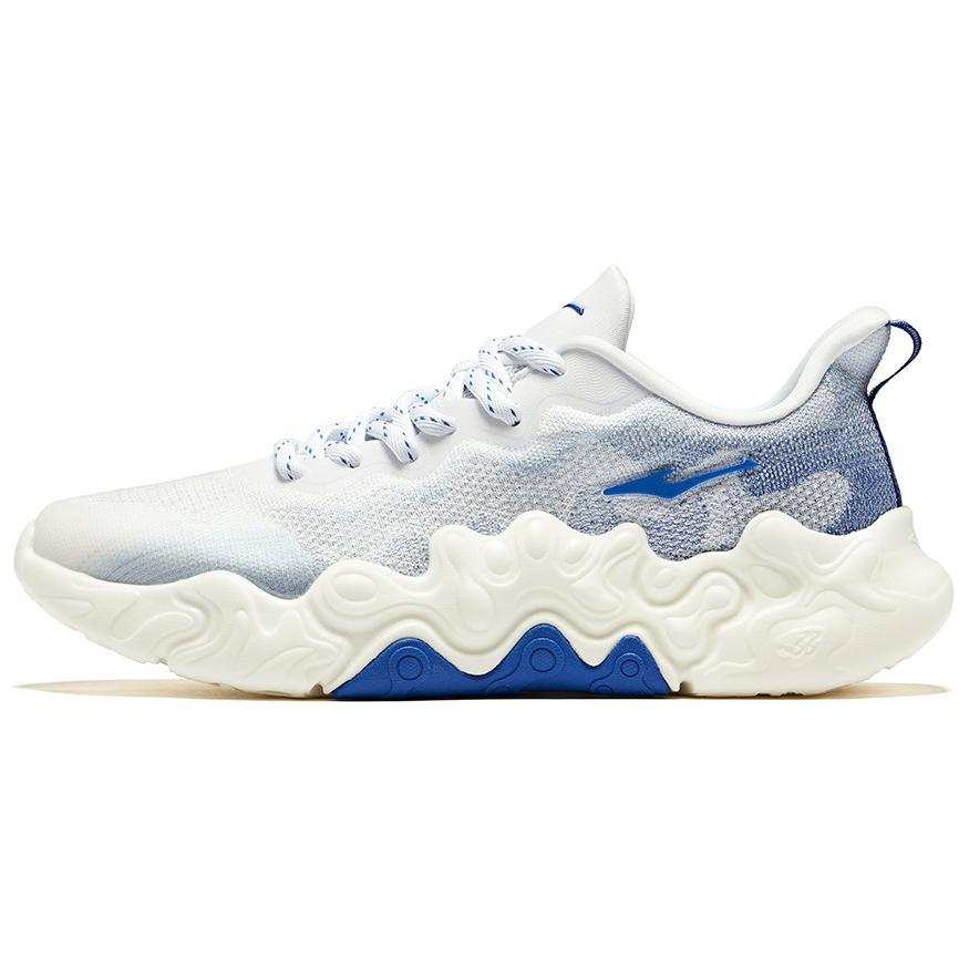 Erke Chaos 3.0 Cushioning Abrasion Resistant Cushioning, Wear Resistant Low top Training Shoes Men's White Blue