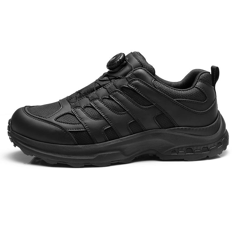 QIANGREN 3515 Mountaineering Hiking Shoes Men's Black