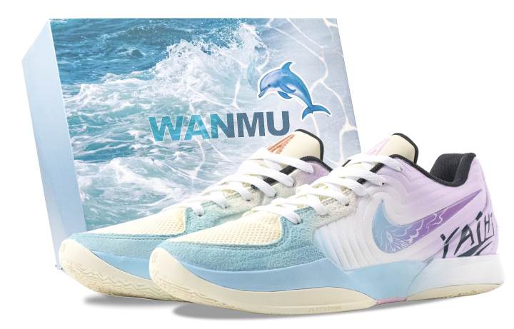 Nike Nike Ja Morant 2 Glacier Mirror Abrasion Resistant Abrasion Resistant Low top Basketball Shoes Men's Blue Purple