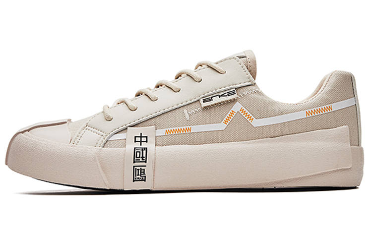 Erke China Fortune Low top Skateboard Shoes Women's Ivory White