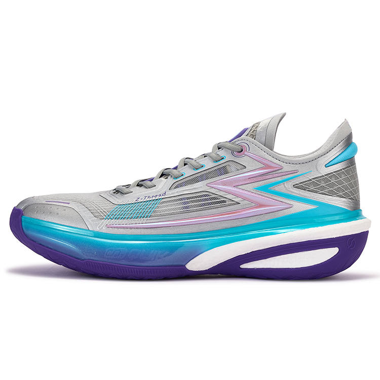 361° Speed BB Cushioning Slip Resistant Abrasion Resistant Low top Basketball Shoes Men's Blue Button