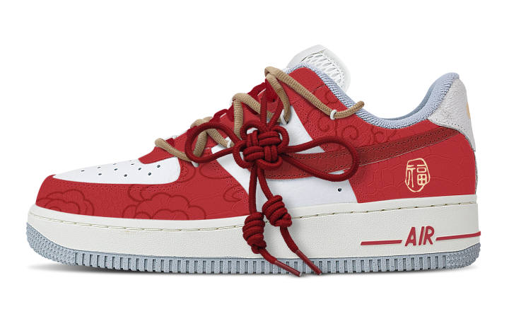 Nike Nike Air Force 1 Polyamide Blessing Slip Resistant Cushioning Abrasion Resistant Low top Skateboard Shoes Women's