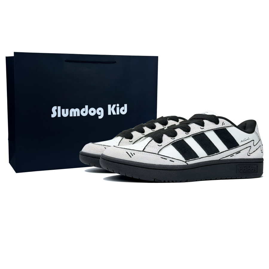 Adidas Adidas WCARD ADV Slip Resistant Low top Skateboard Shoes Unisex Black