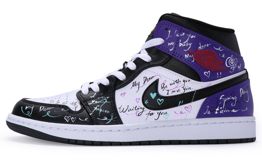 Jordan Jordan Air Jordan 1 811 Manufacturing, Love Vows Cushioning Slip Resistant Abrasion Resistant