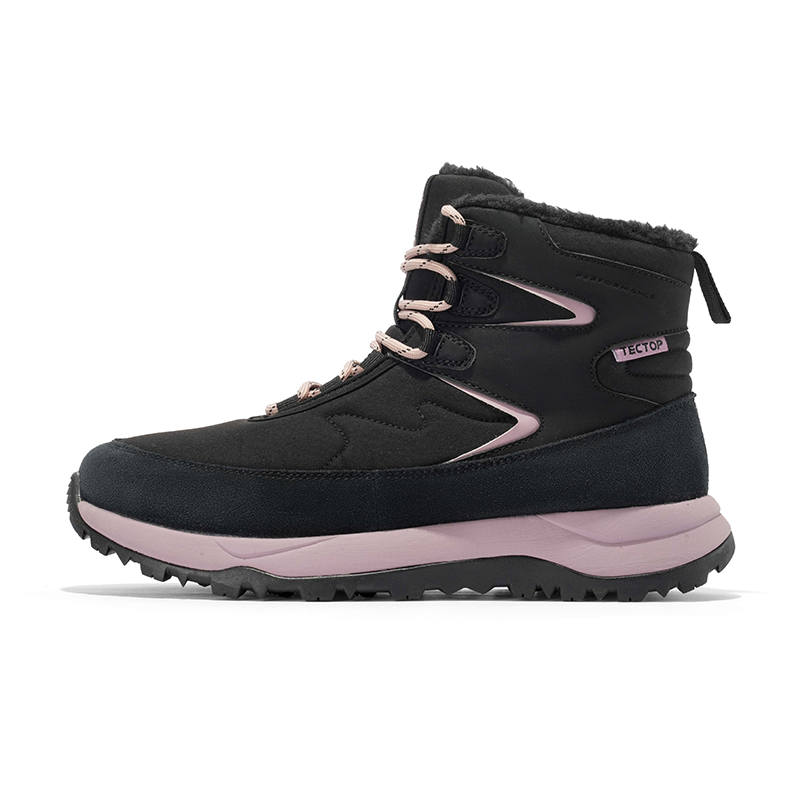 Tectop Fleece Lined Outdoor Casual Slip Resistant, Abrasion Resistant, Thermal High top Hiking Shoes Women's