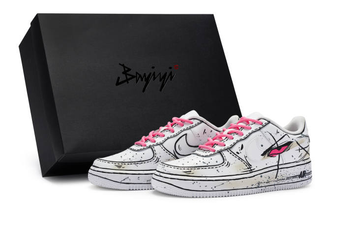 Nike Nike Air Force 1 811 Manufacturing, Hellfire Demon Chopper, Special Shoe Box Low top Skateboard Shoes Women's
