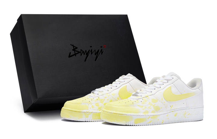 Nike Nike Air Force 1 07 811 Manufacturing, Oil Paintings On Site, Special Shoe Box Slip Resistant Abrasion Resistant