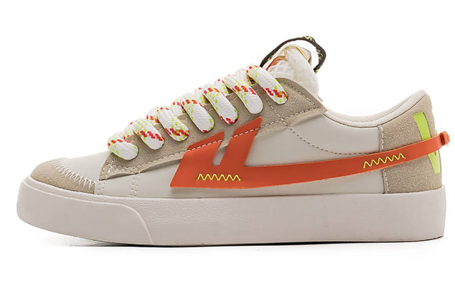 Warrior Puffy Shoes Slip Resistant, Abrasion Resistant, Lightweight, Breathable Low top Skateboard Shoes Unisex