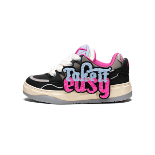 Ruby Scott Diamond Puffy Shoes Cow Leather Slip Resistant, Abrasion Resistant, Height Increasing