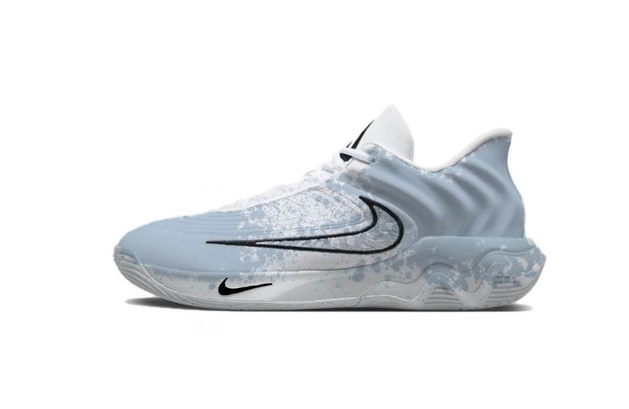 Nike Nike Giannis Immortality 4 Fabric Abrasion Resistant Abrasion Resistant Low top Basketball Shoes Men's Blue
