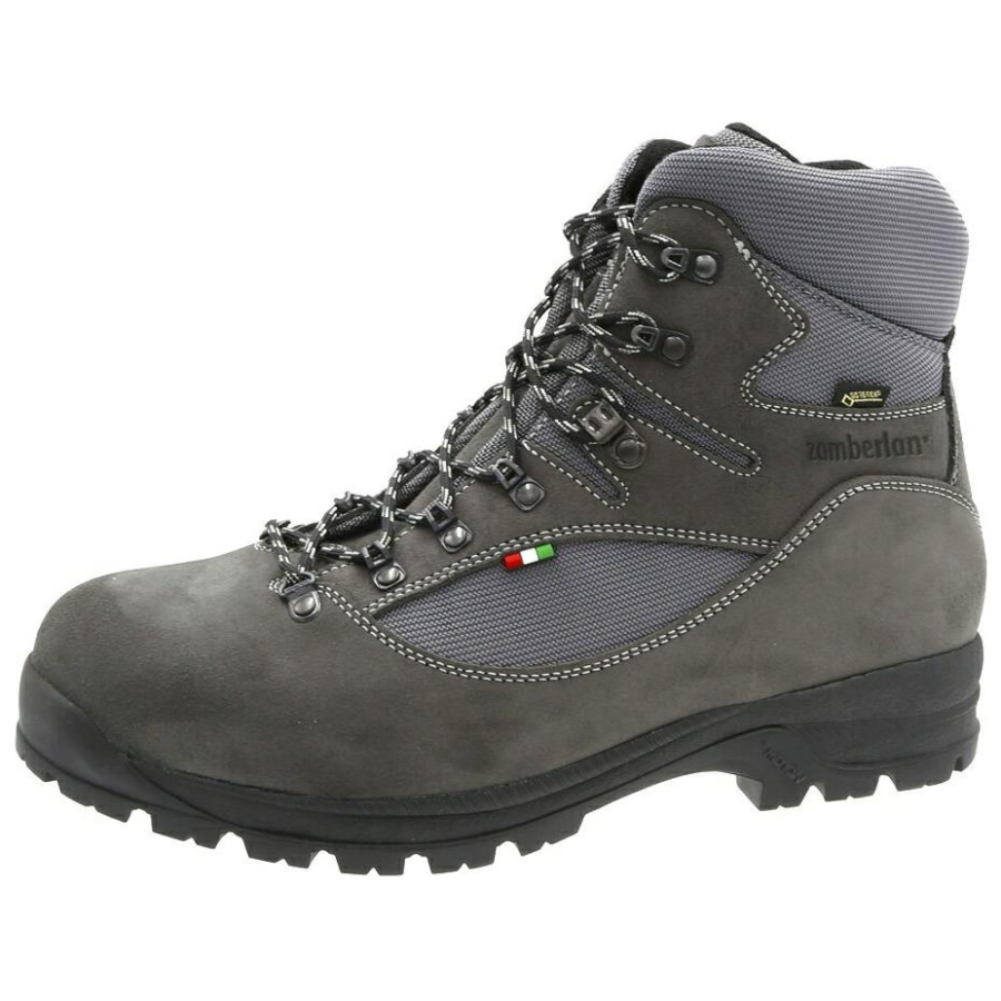 Zamberlan Non Slip And Waterproof High top Hiking Shoes Women's Gray Black