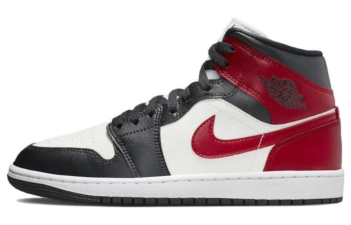 Jordan Jordan 1 Mid Gym Red Off Noir Women's