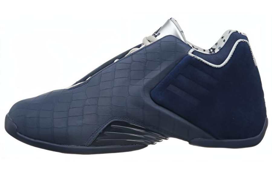 Adidas Adidas T Mac 3 Tracy McGrady 3 Slip Resistant Lightweight Non slip Lightweight Low top Basketball Shoes Men's Blue
