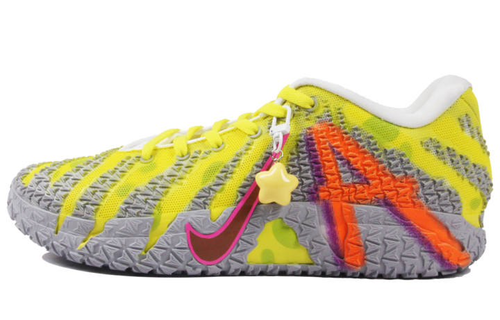 Nike Nike Ja Morant 3 Yellow Bubbles Party Low top Basketball Shoes Unisex Yellow