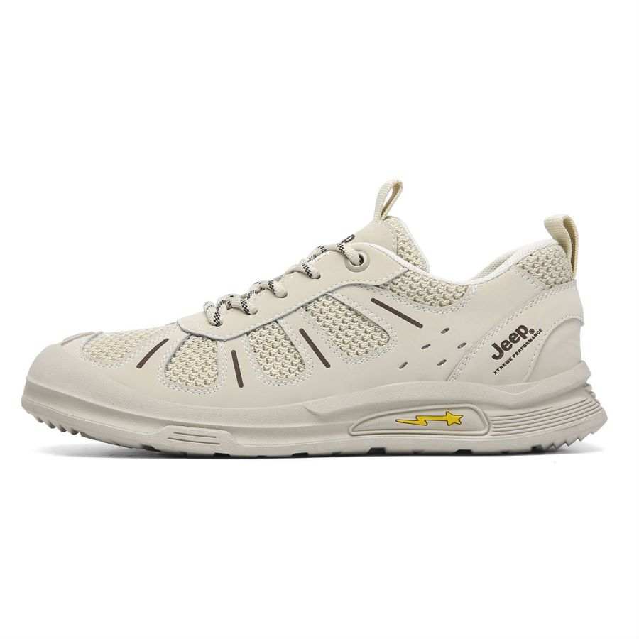 Jeep Mountaineering & Hiking Shoes Men's Low Top Gray/Sand