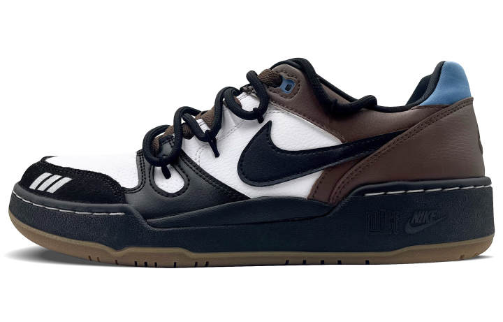 Nike Nike Full Force Seiya Slip Resistant Abrasion Resistant Low top Skateboard Shoes Men's Black Brown