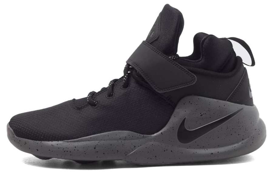 Nike Nike Kwazi Comfortable Slip Resistant And Breathable Mid top Basketball Shoes Men's Black