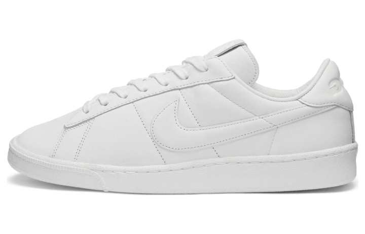 Nike COMME DES GARÇONS x Nike Tennis Classic Slip Resistant Abrasion Resistant Low top Skateboard Shoes Men's White