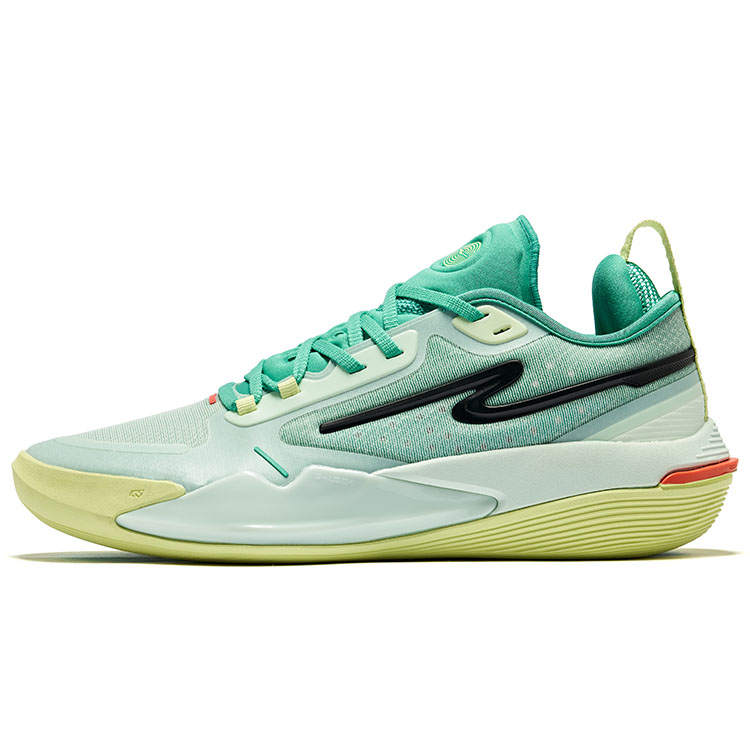 Erke Raid Cushioning Rebound Low top Basketball Shoes Men's Mojito Colorway