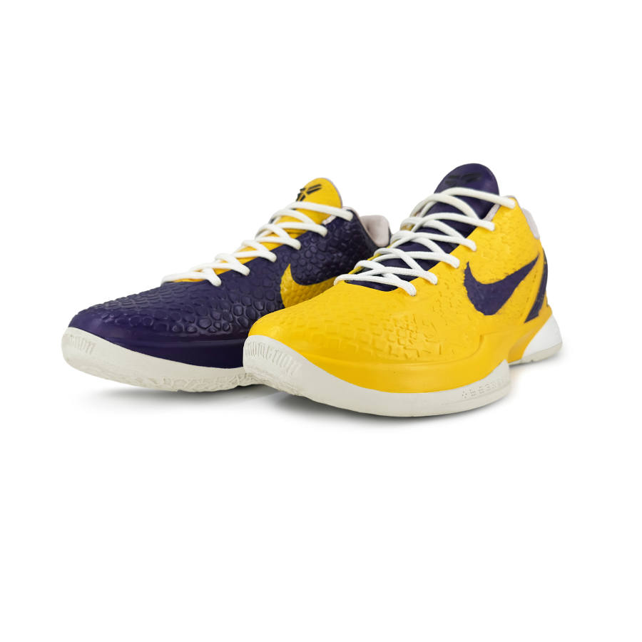 Nike Nike Zoom Kobe 6 'All Star 2.0' All Star 2.0 Cushioning, Wear Resistant Low top Basketball Shoes Men's Yellow Purple