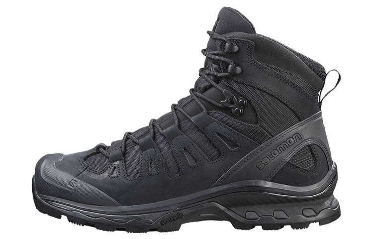 SALOMON QUEST 4D FORCES 2 Textile, Leather Comfortable Breathable High top Hiking Shoes Unisex