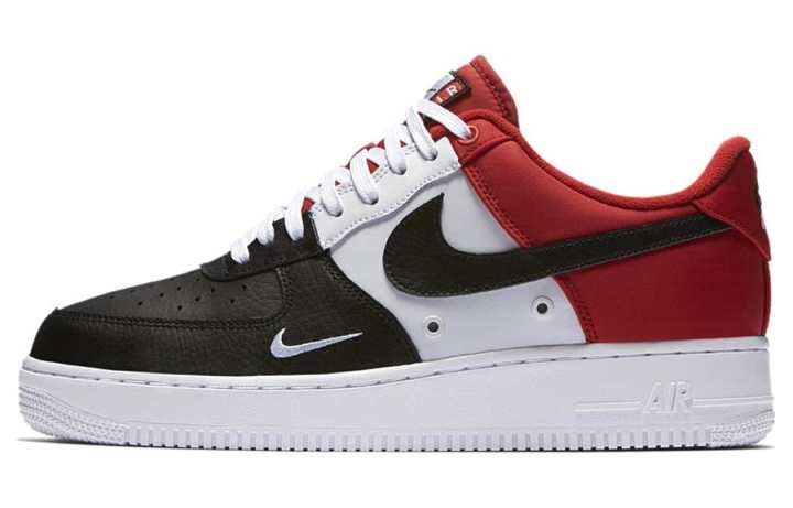 Nike Nike Air Force 1 Low Black Toe Mini Swoosh