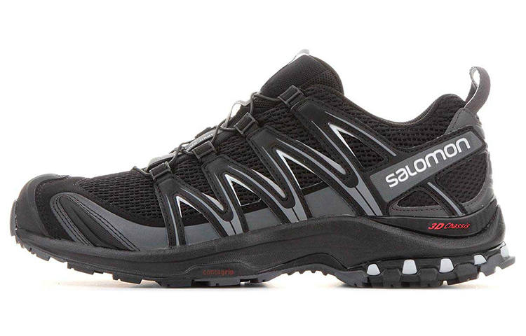 SALOMON XA PRO 3D Comfortable Slip Resistant Abrasion Resistant Coverage Low top Outdoor Shoes Men's Black