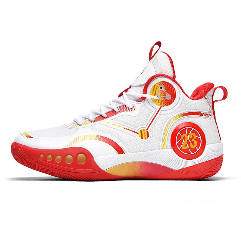 GQWE Slip Resistant Abrasion Resistant High top Basketball Shoes Unisex