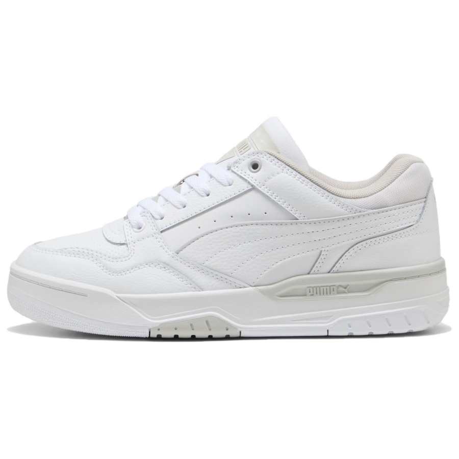 PUMA REBOUND Textile, Leather Low top Skateboard Shoes Unisex White