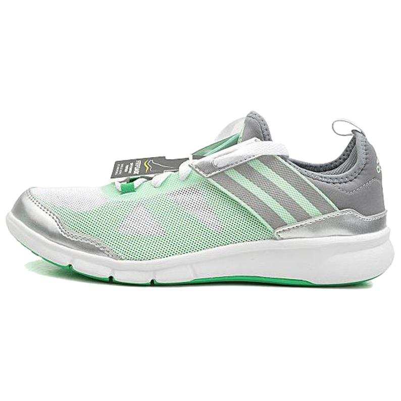 Adidas Adidas Slip Resistant Abrasion Resistant Low top Training Shoes Women's Gray Green